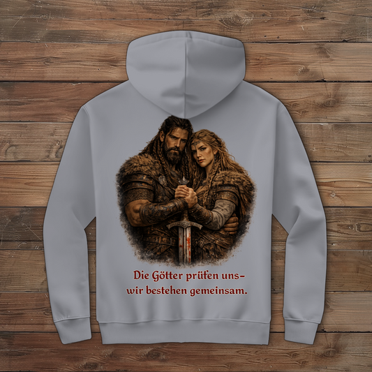 Herren Zipper Hoodie die Götter prüfen uns Wikinger