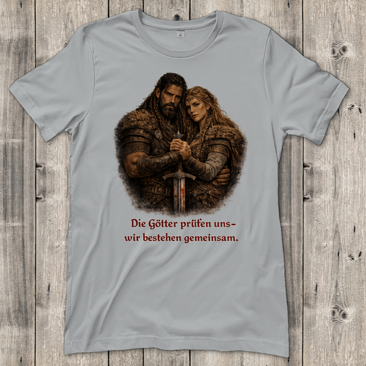 Damen T-Shirt die Götter prüfen uns Wikinger