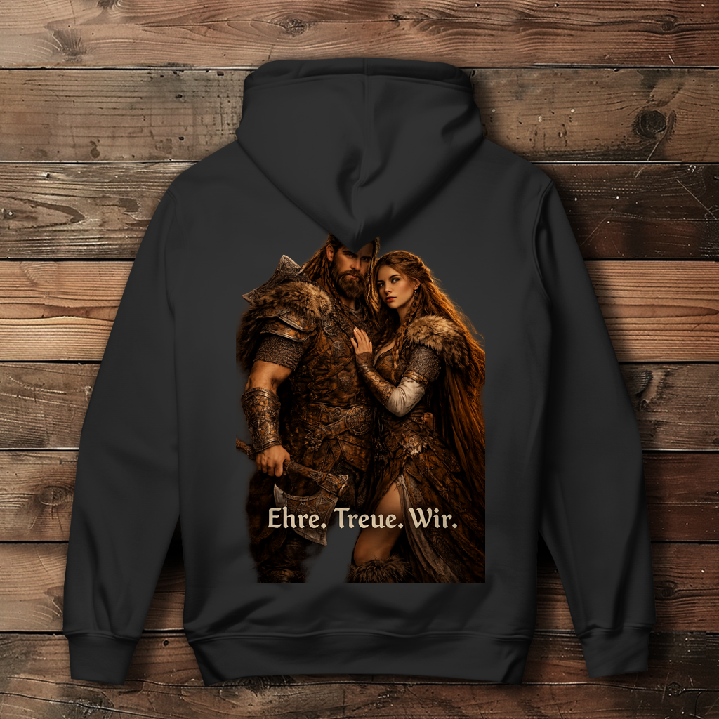 Damen Hoodie Ehre Treue Wir Wikinger