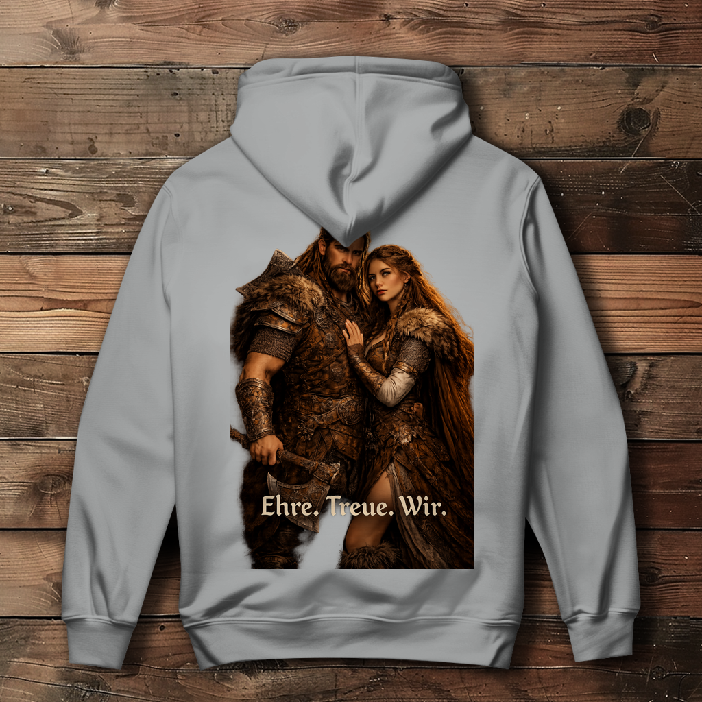 Damen Hoodie Ehre Treue Wir Wikinger