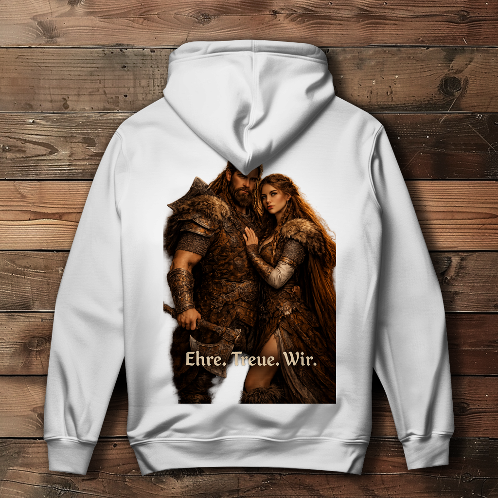 Damen Hoodie Ehre Treue Wir Wikinger