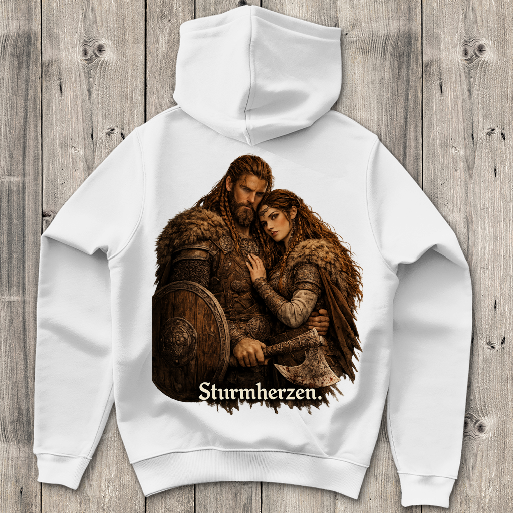 Herren Hoodie Sturmherzen Wikinger