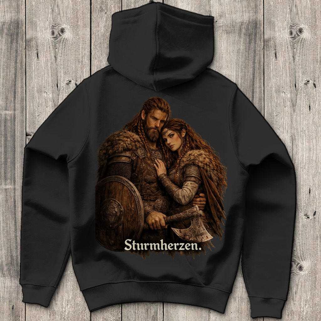 Herren Hoodie Sturmherzen Wikinger