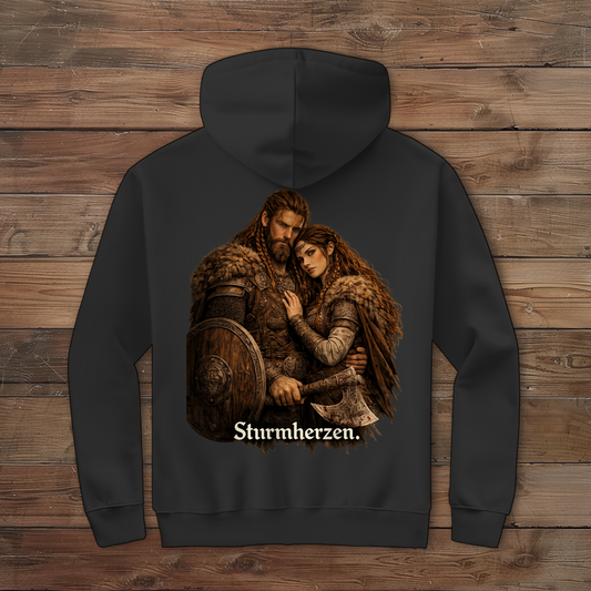 Herren Zipper Hoodie Sturmherzen Wikinger