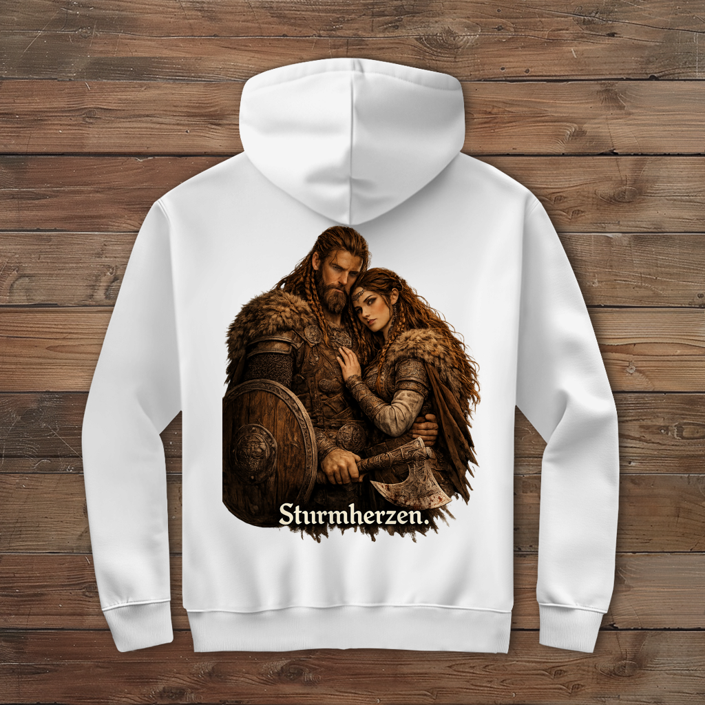 Herren Zipper Hoodie Sturmherzen Wikinger