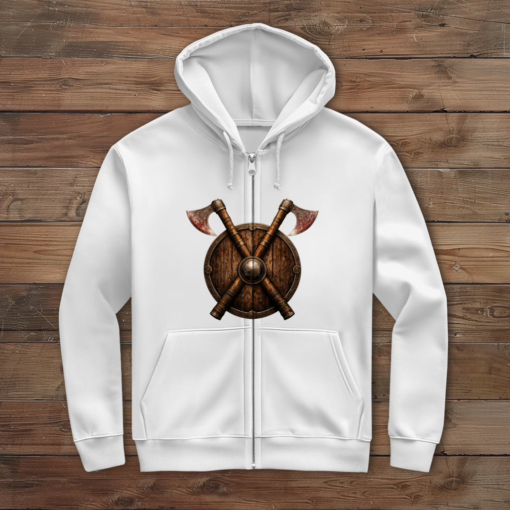 Herren Zipper Hoodie Sturmherzen Wikinger