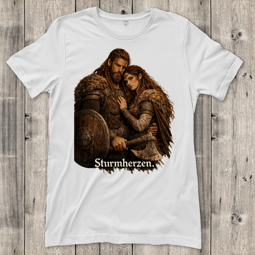 Damen T-Shirt Sturmherzen Wikinger