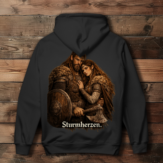Damen Hoodie Sturmherzen Wikinger