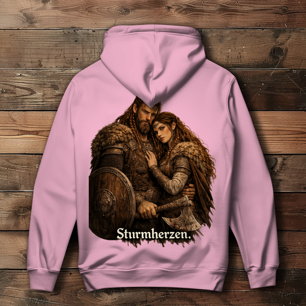 Damen Hoodie Sturmherzen Wikinger