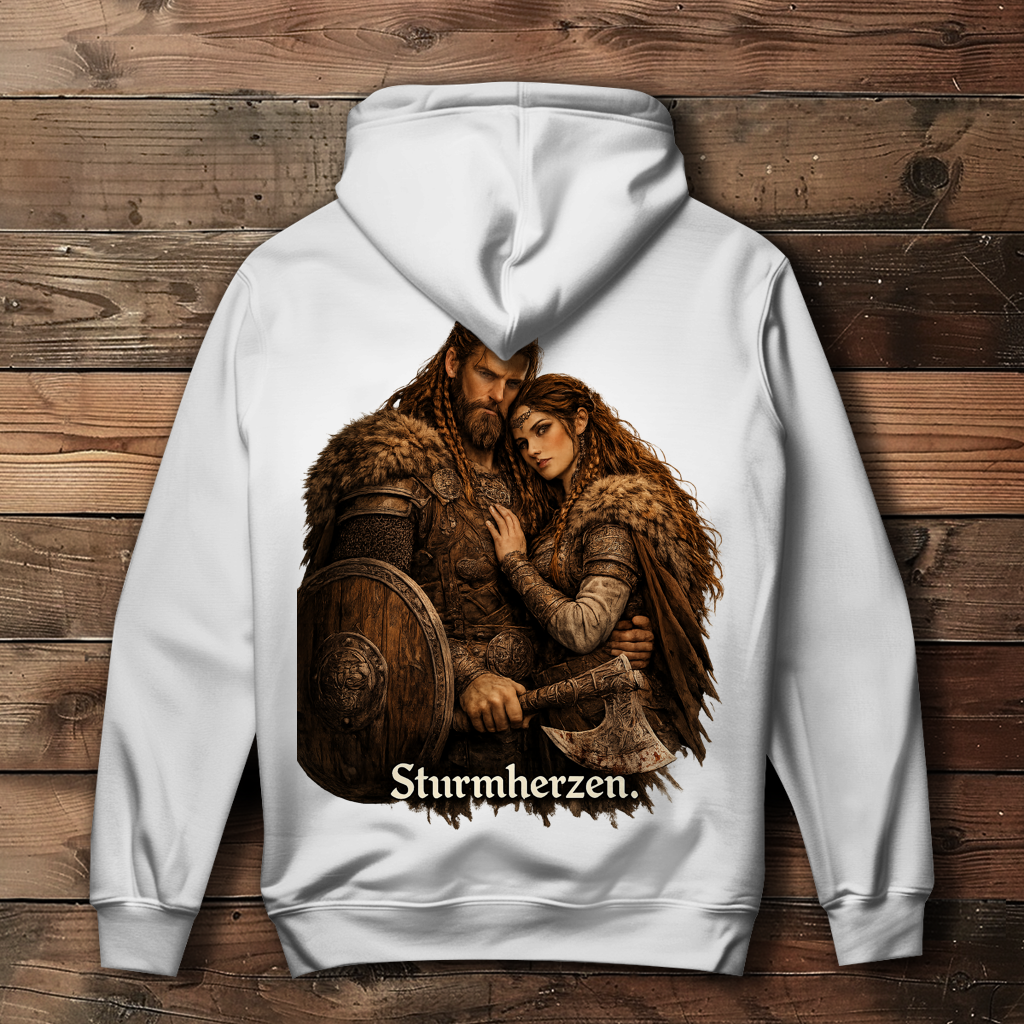 Damen Hoodie Sturmherzen Wikinger