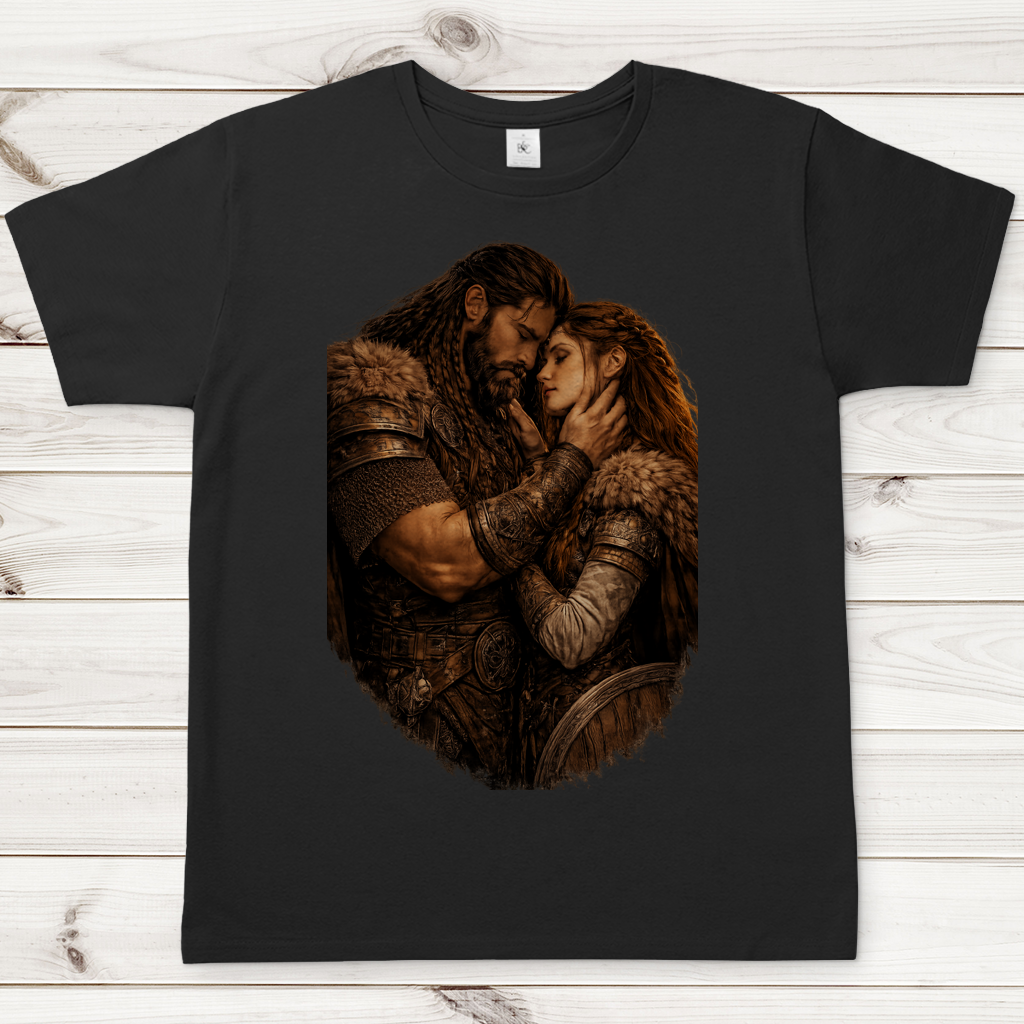 Herren T-Shirt Wikinger Paar