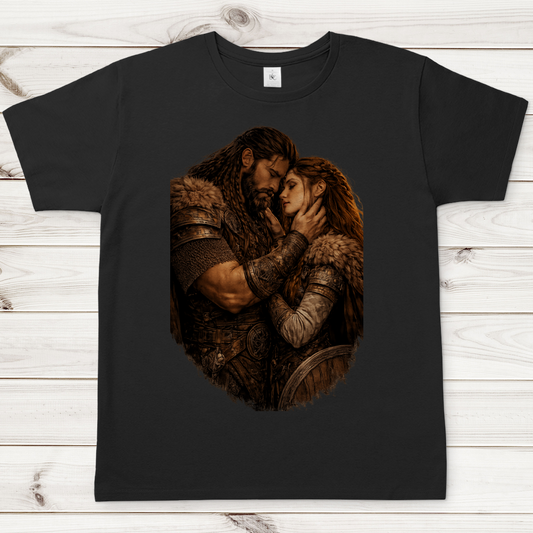 Herren T-Shirt Wikinger Paar