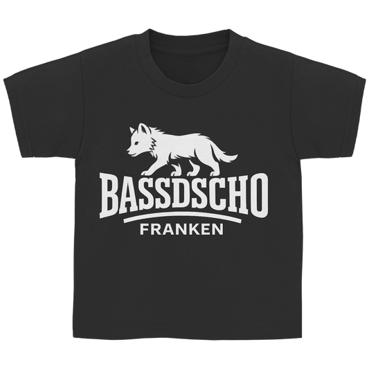 Kinder Basic T-Shirt Bassdscho Franken 1 weiß