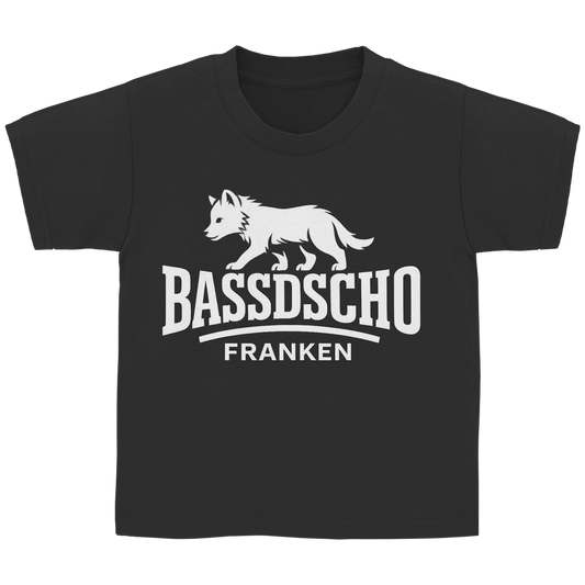 Kinder Basic T-Shirt Bassdscho Franken 1 weiß