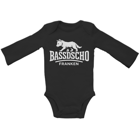 Baby Bio Bodysuite Langarm Bassdscho Franken 1 weiß