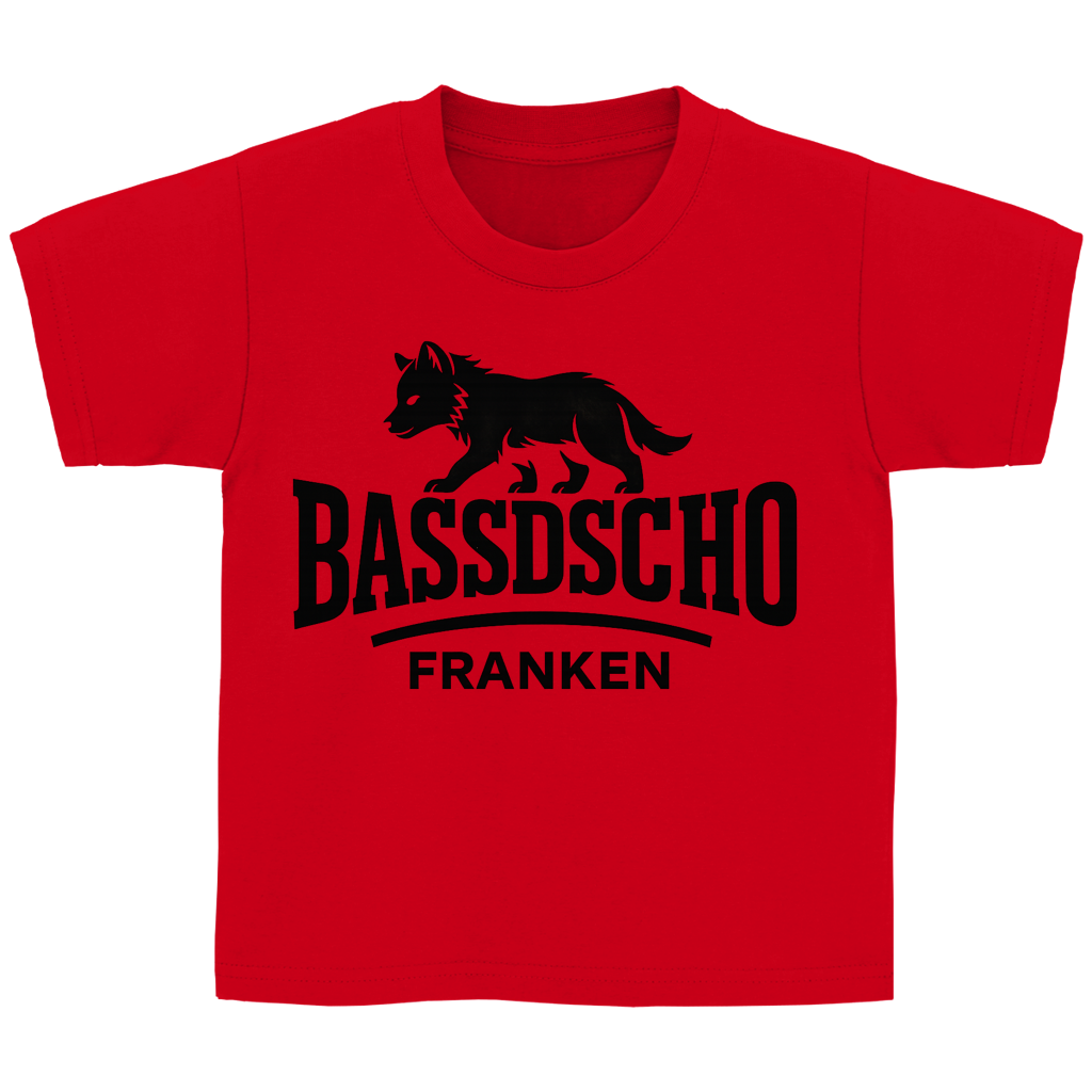 Kinder Basic T-Shirt Bassdscho Franken 1 schwarz