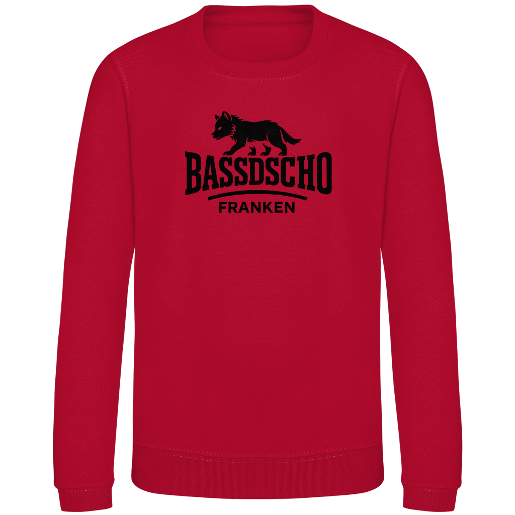 Kinder Sweatshirt Bassdscho Franken 1 schwarz