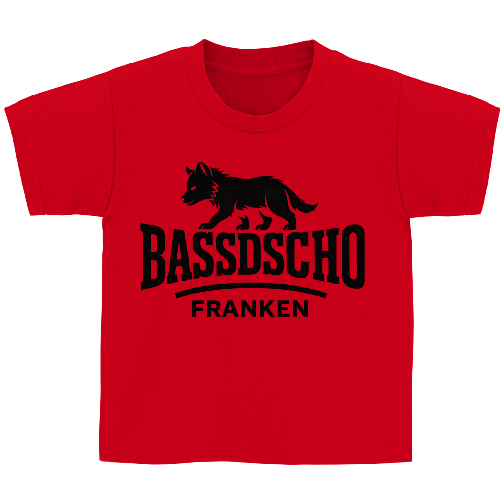 Kinder Basic T-Shirt Bassdscho Franken 1 schwarz