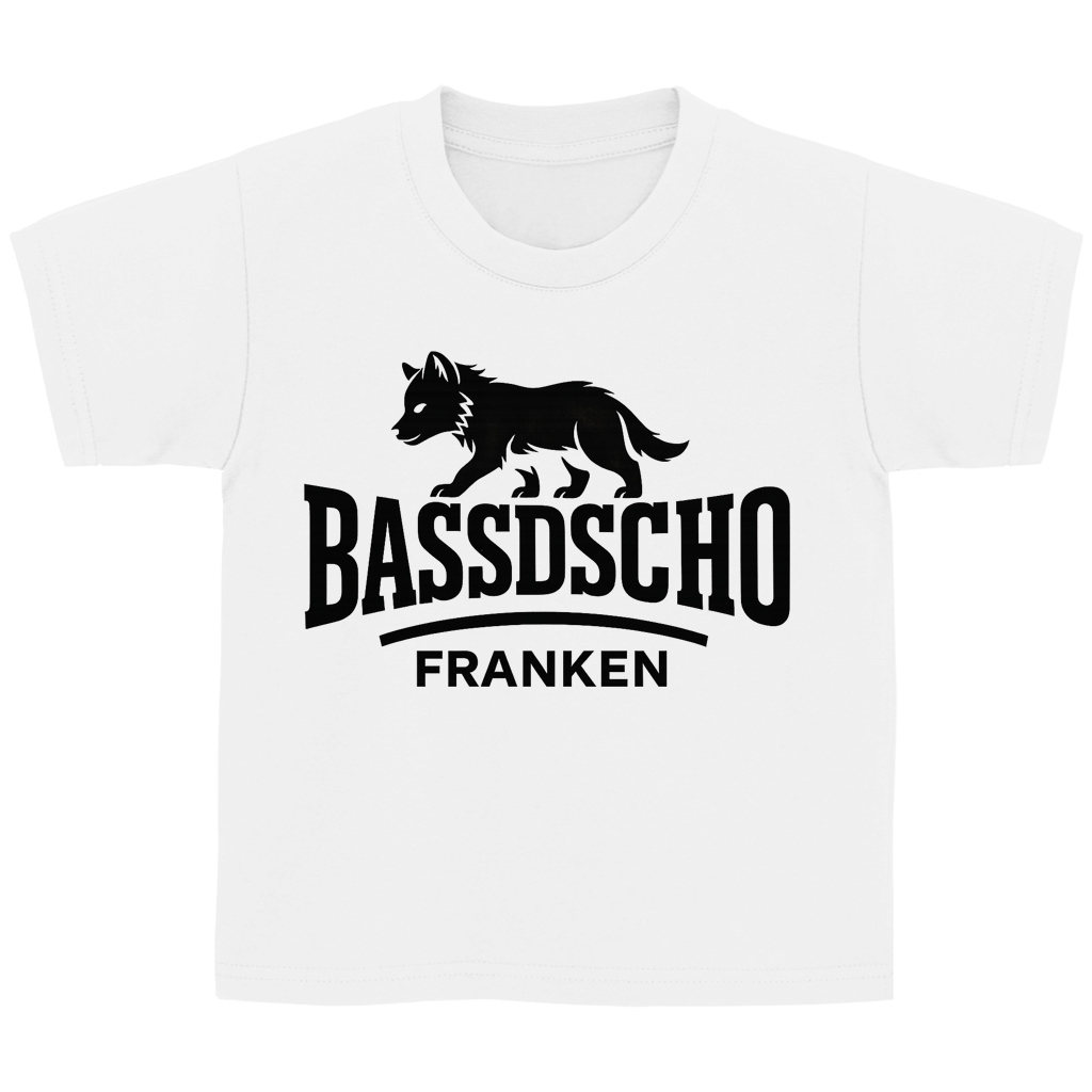 Kinder Basic T-Shirt Bassdscho Franken 1 schwarz