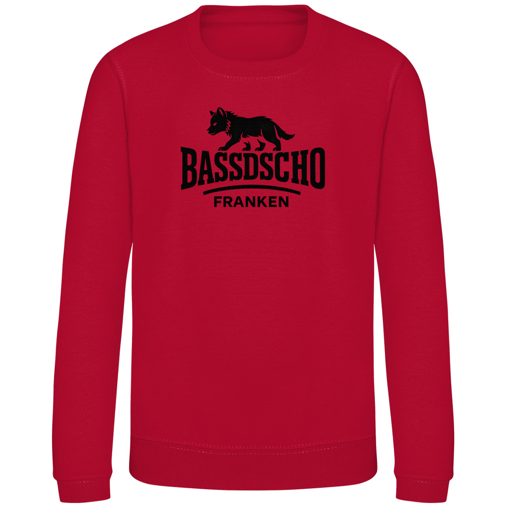 Kinder Sweatshirt Bassdscho Franken 1 schwarz