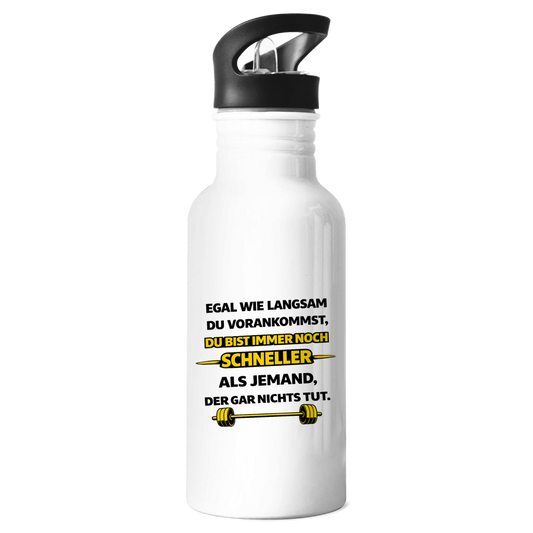 Edelstahl-Trinkflasche Motivation durch langsame Fortschritte