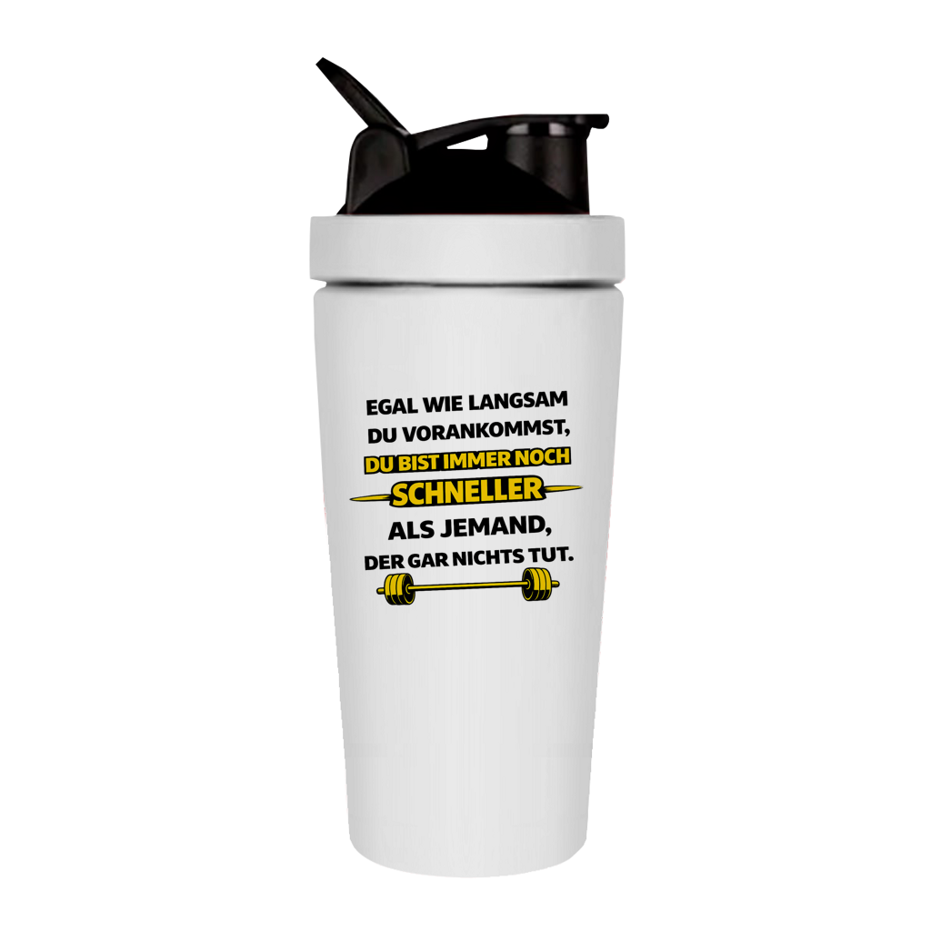 Fitness Shaker Motivation durch langsame Fortschritte