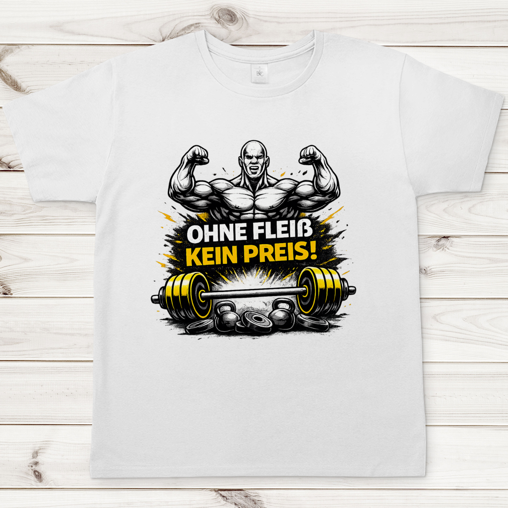 Herren T-Shirt Kein Fleiß, kein Preis
