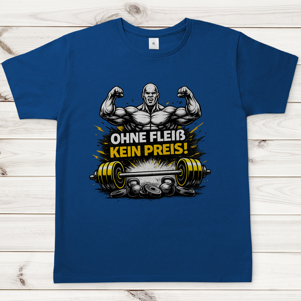 Herren T-Shirt Kein Fleiß, kein Preis