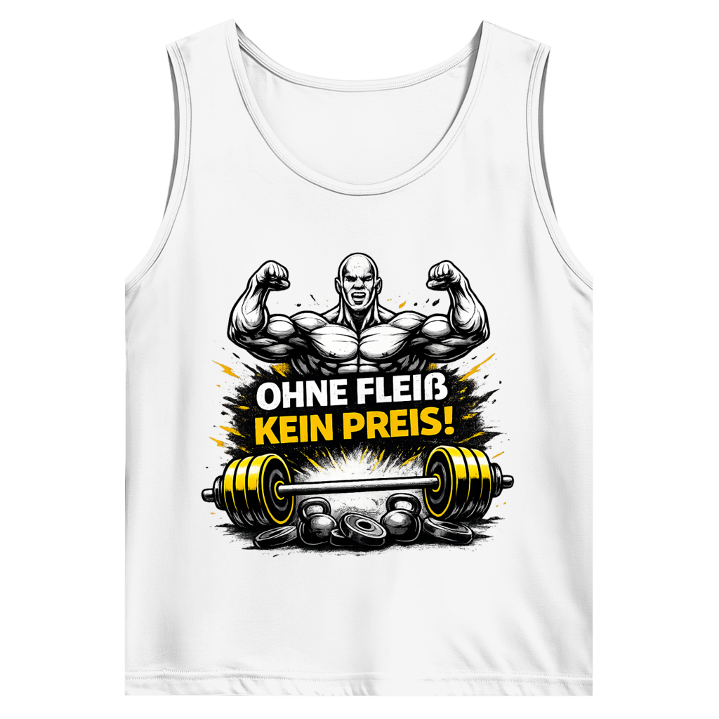 Herren Basic Tank Top Kein Fleiß, kein Preis