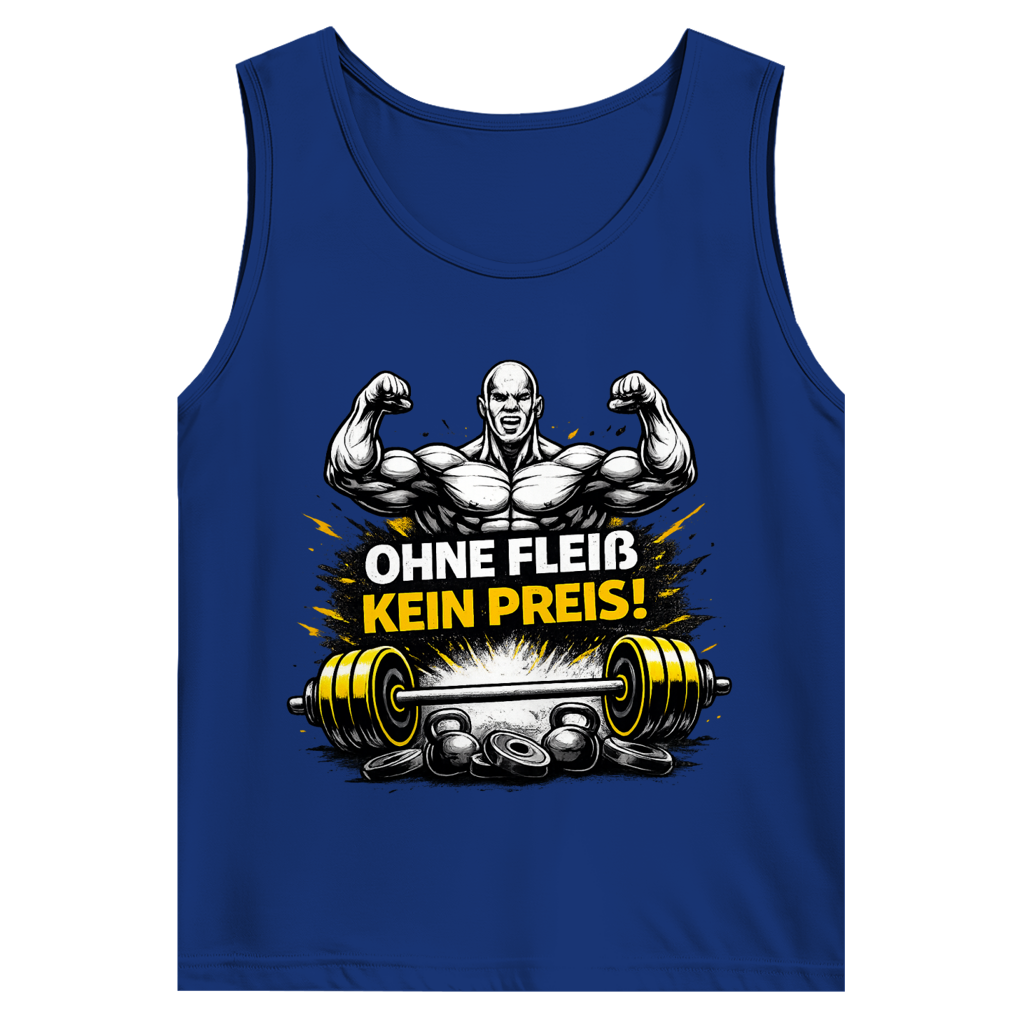 Herren Basic Tank Top Kein Fleiß, kein Preis