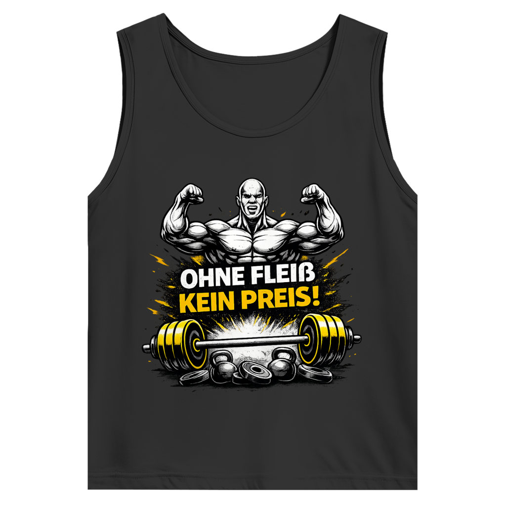 Herren Basic Tank Top Kein Fleiß, kein Preis