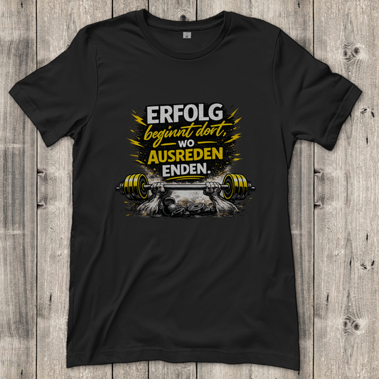 Damen T-Shirt Erfolg im Fitnessstudio