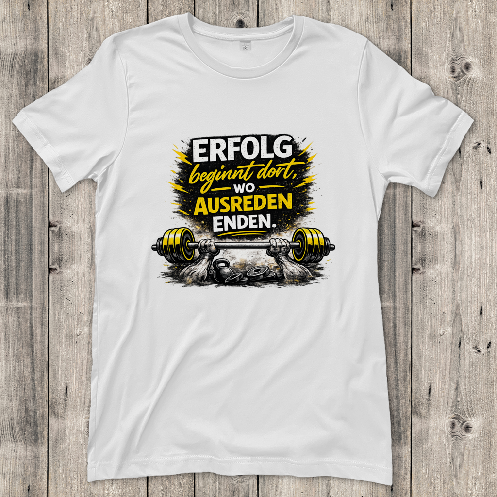 Damen T-Shirt Erfolg im Fitnessstudio