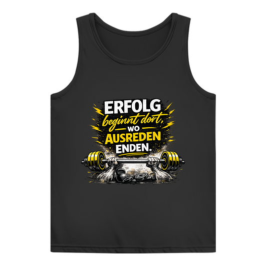 Damen Basic Tank Top Erfolg im Fitnessstudio