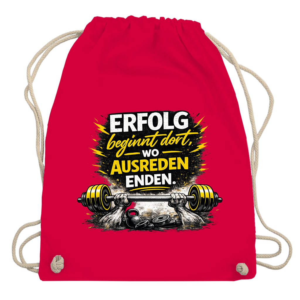 Turnbeutel Erfolg im Fitnessstudio