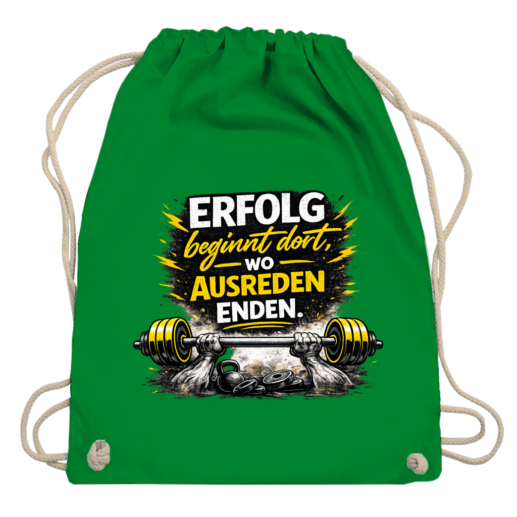 Turnbeutel Erfolg im Fitnessstudio