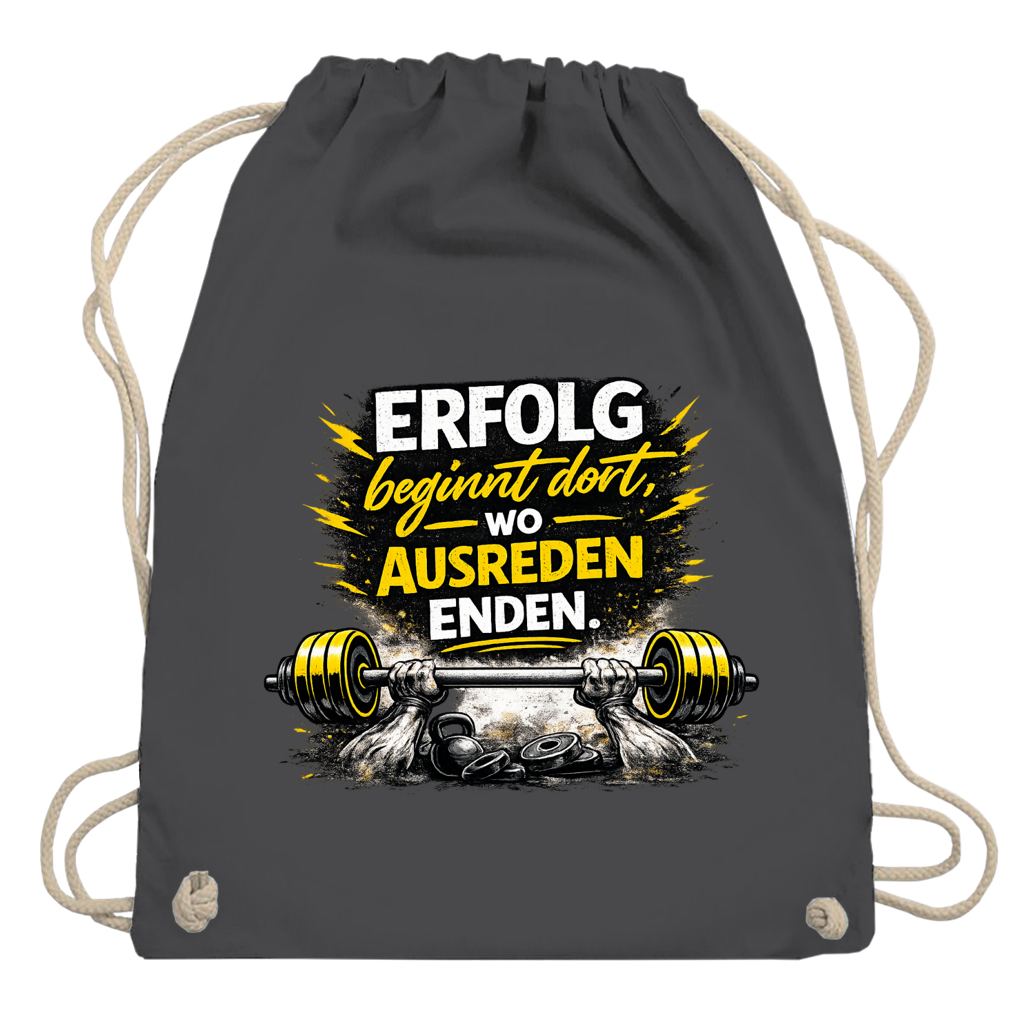 Turnbeutel Erfolg im Fitnessstudio