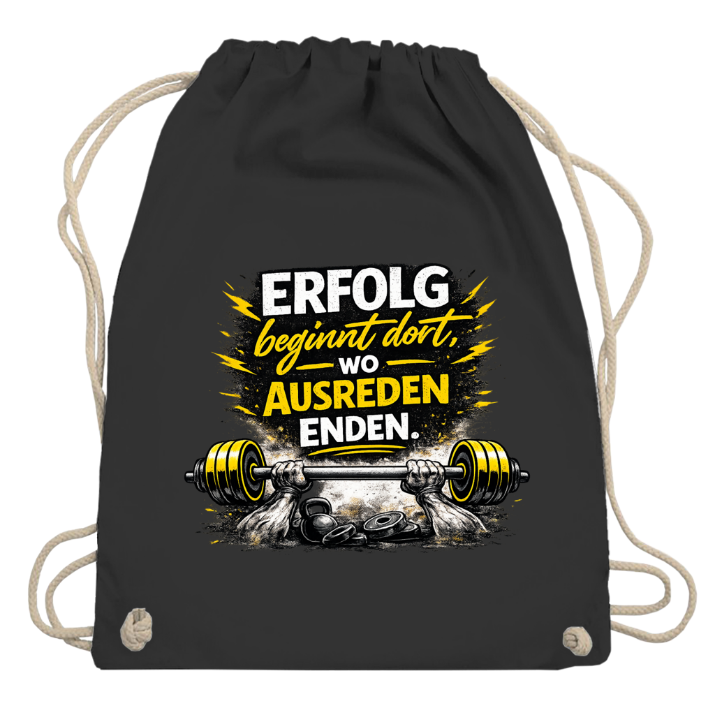 Turnbeutel Erfolg im Fitnessstudio