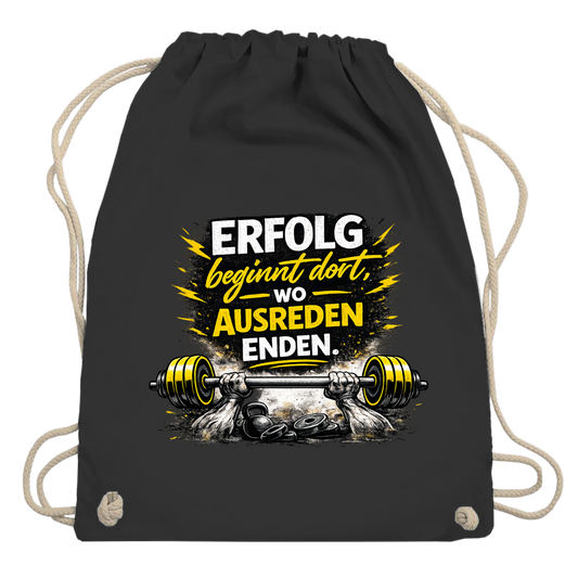 Turnbeutel Erfolg im Fitnessstudio