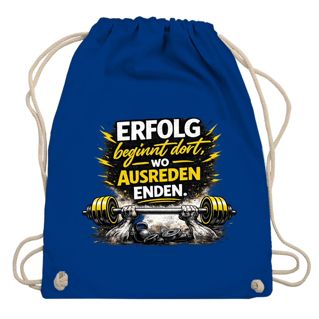 Turnbeutel Erfolg im Fitnessstudio