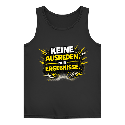 Damen Basic Tank Top Keine Ausreden, nur Ergebnisse