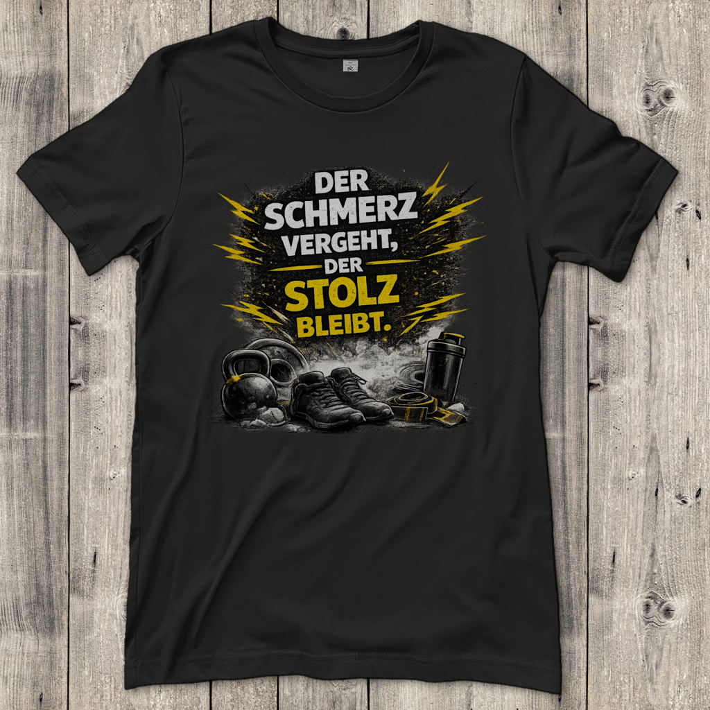 Damen T-Shirt Der Schmerz vergeht, der Stolz bleibt
