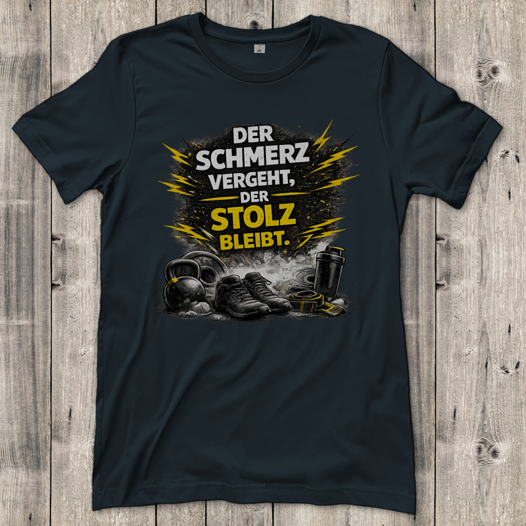 Damen T-Shirt Der Schmerz vergeht, der Stolz bleibt