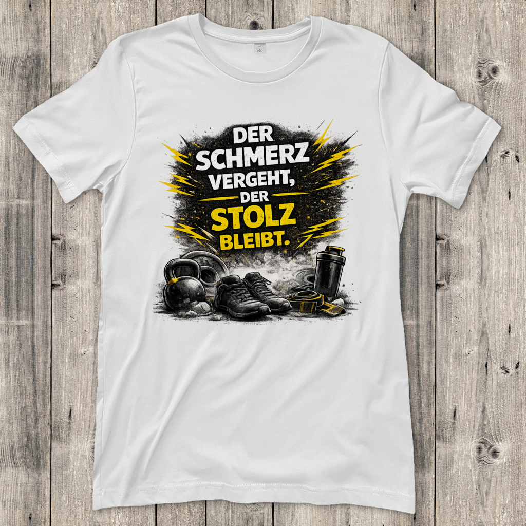 Damen T-Shirt Der Schmerz vergeht, der Stolz bleibt