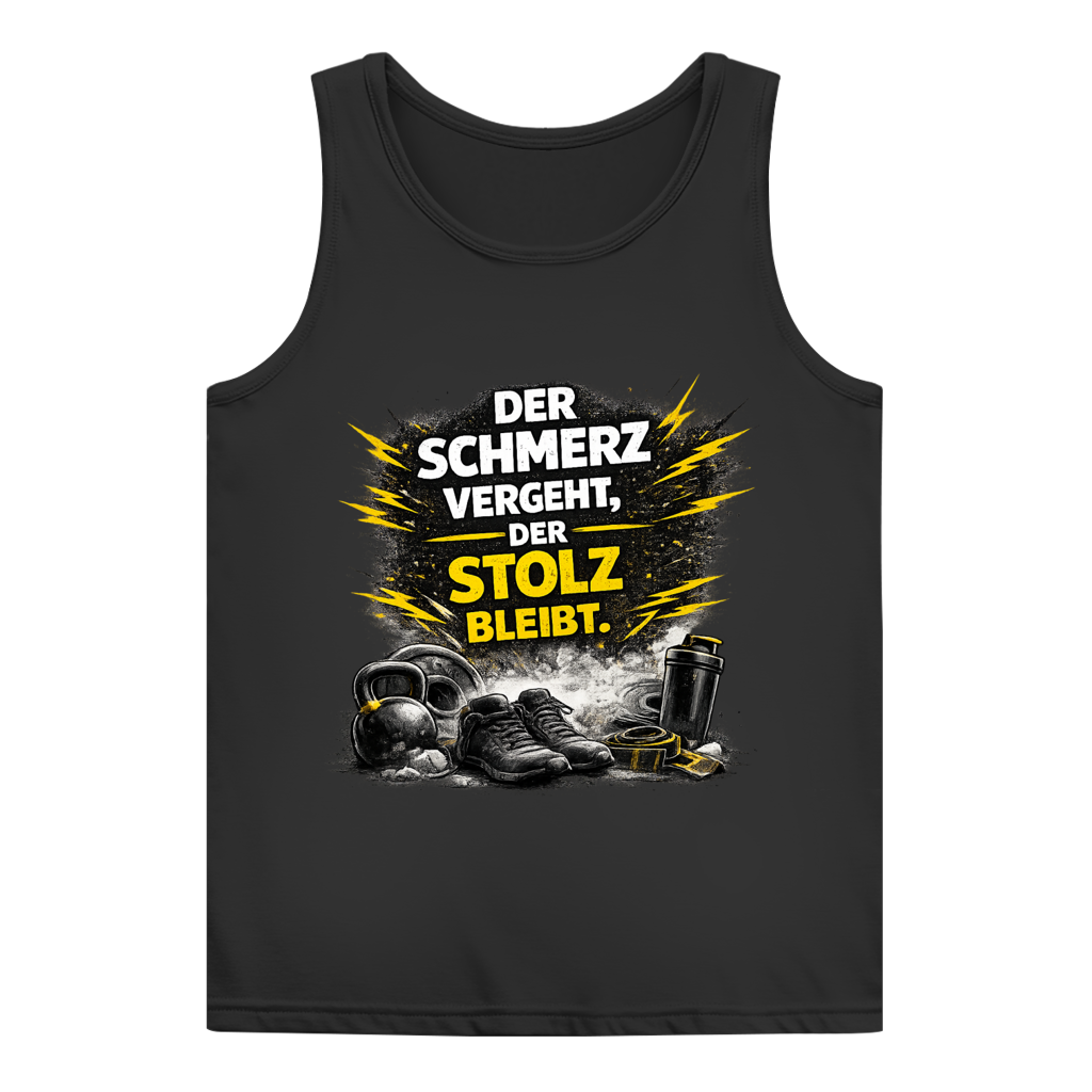 Damen Basic Tank Top Der Schmerz vergeht, der Stolz bleibt