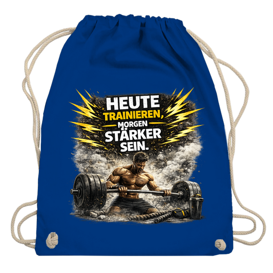 Turnbeutel Kraft durch Training und Entschlossenheit