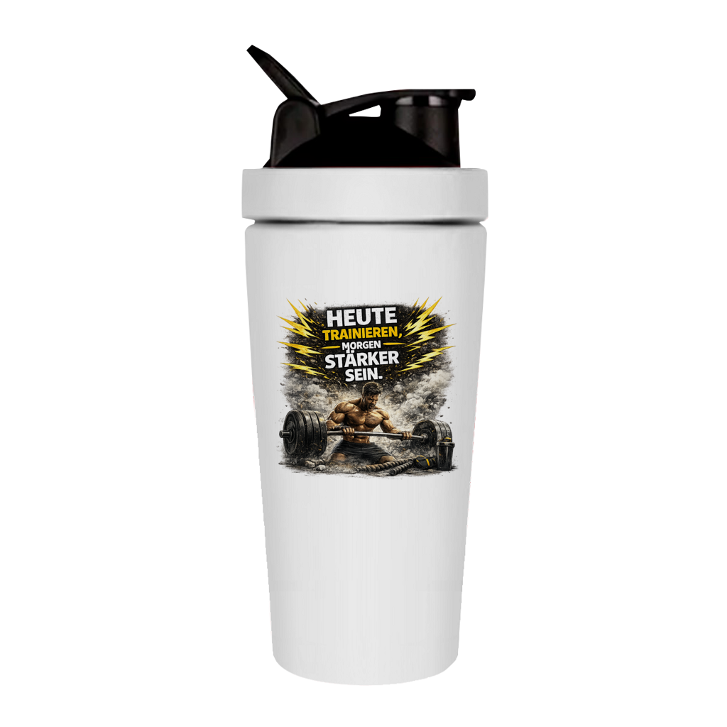 Fitness Shaker Kraft durch Training und Entschlossenheit