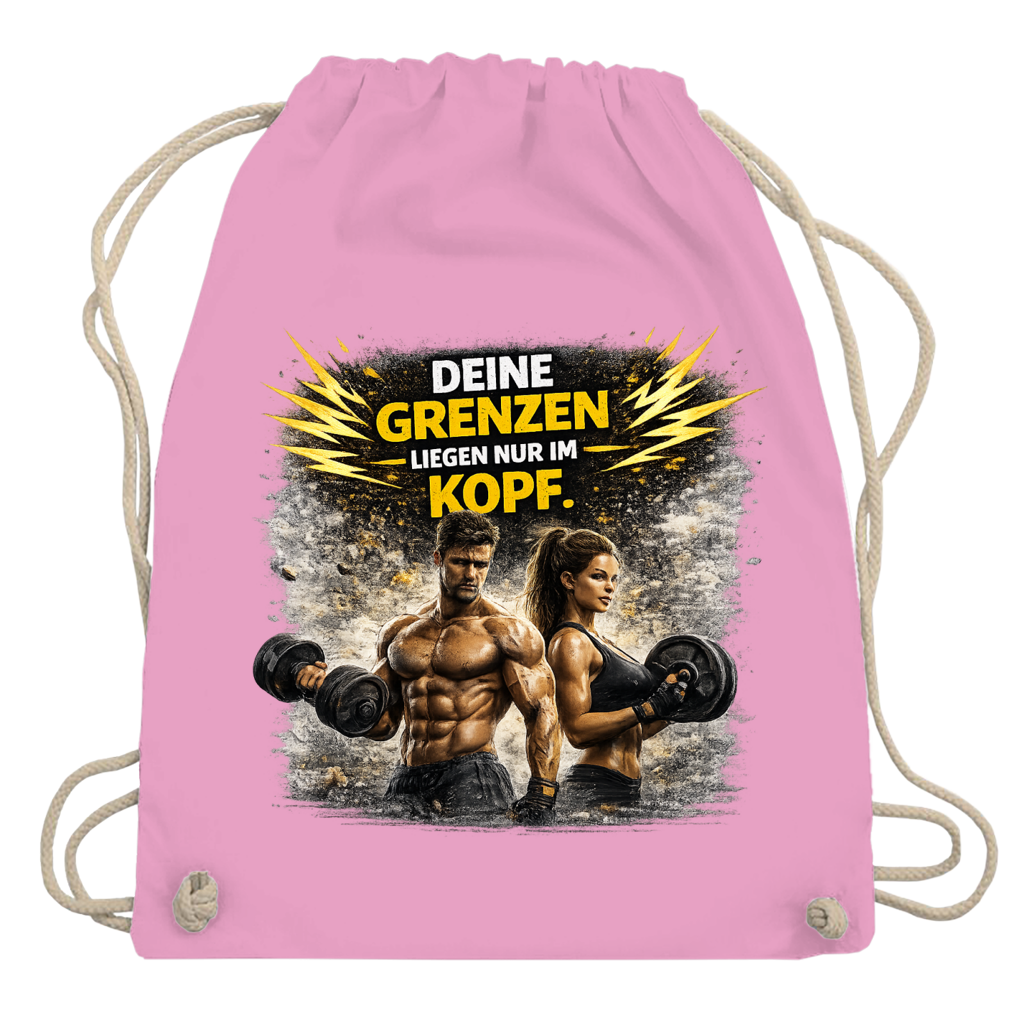 Turnbeutel Grenze im Kopf Fitness