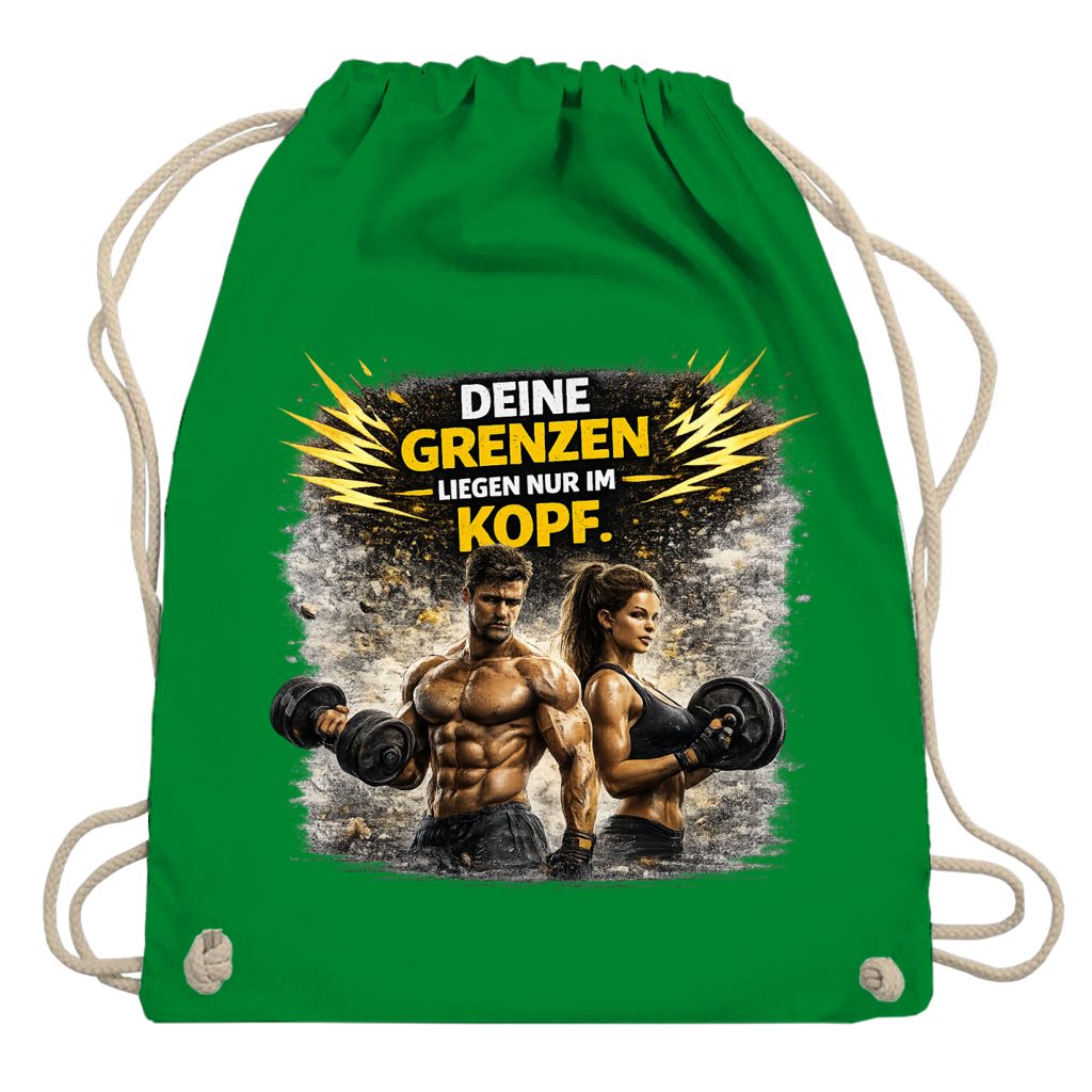 Turnbeutel Grenze im Kopf Fitness