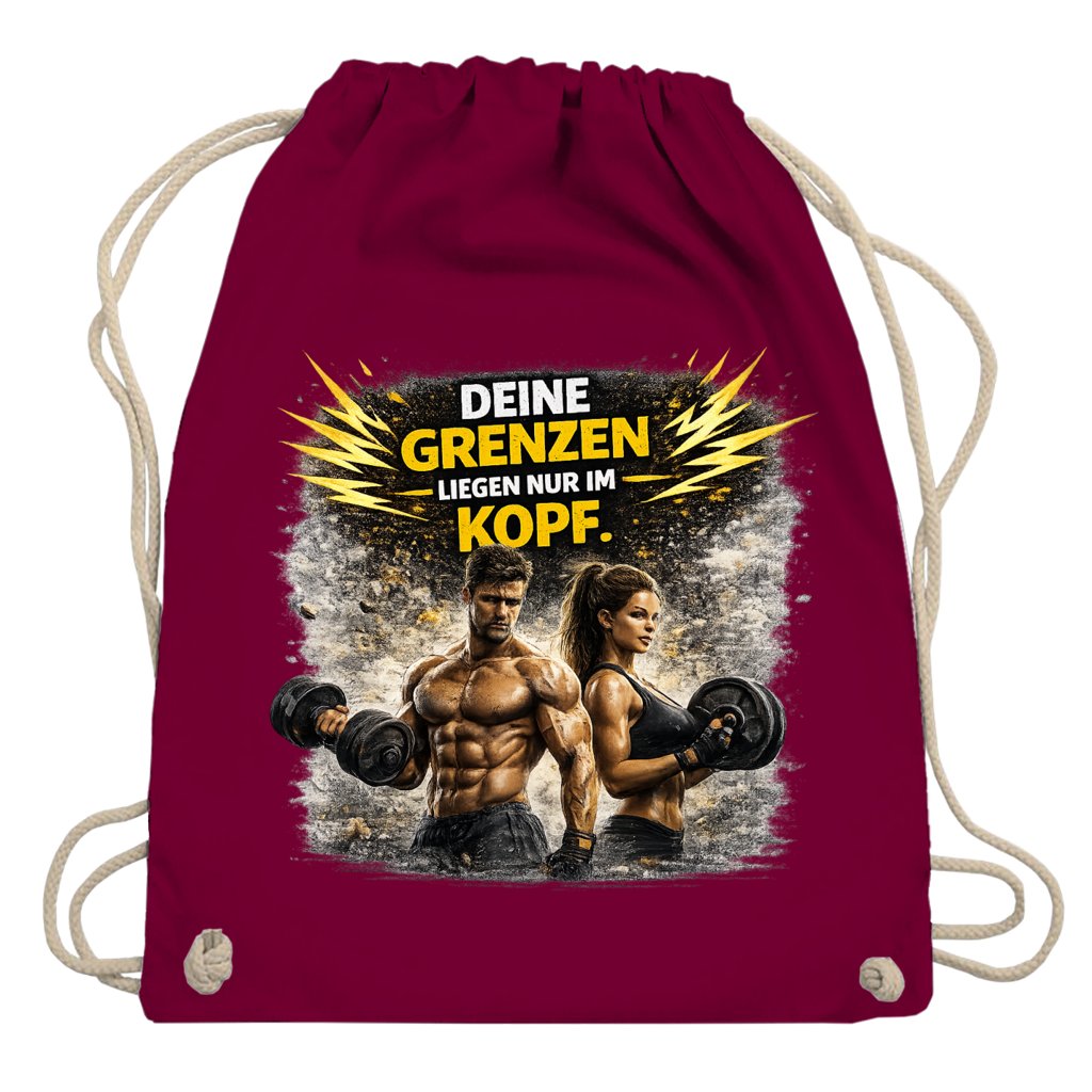 Turnbeutel Grenze im Kopf Fitness